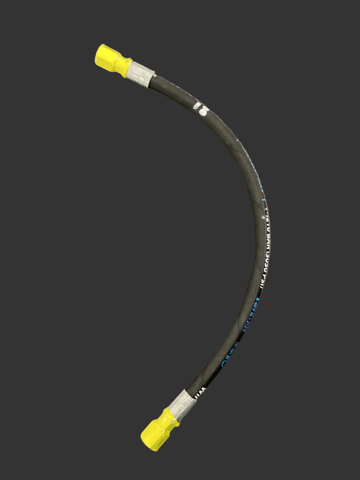 Mahindra Parts - Hydraulic Hose Assembly 1/4" X 18" Rhtcbe | Part #KMW05821506506018