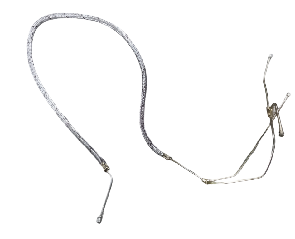 Mahindra Tractor 3 Point Rockshaft Flex Braided Lubrication Line / Hose E007208129B91
