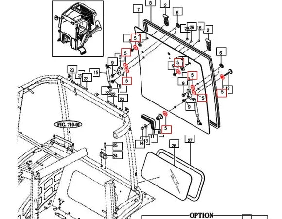 Mahindra Parts - Grommet, 13x17x02 | Part #15817401130