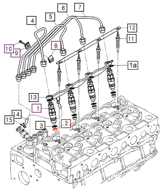 Mahindra Tractor Injector Heat Seal E6300-53651