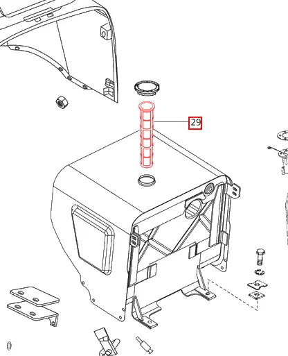 Mahindra Parts - Fuel Tank Strainer | Part #007515569C2