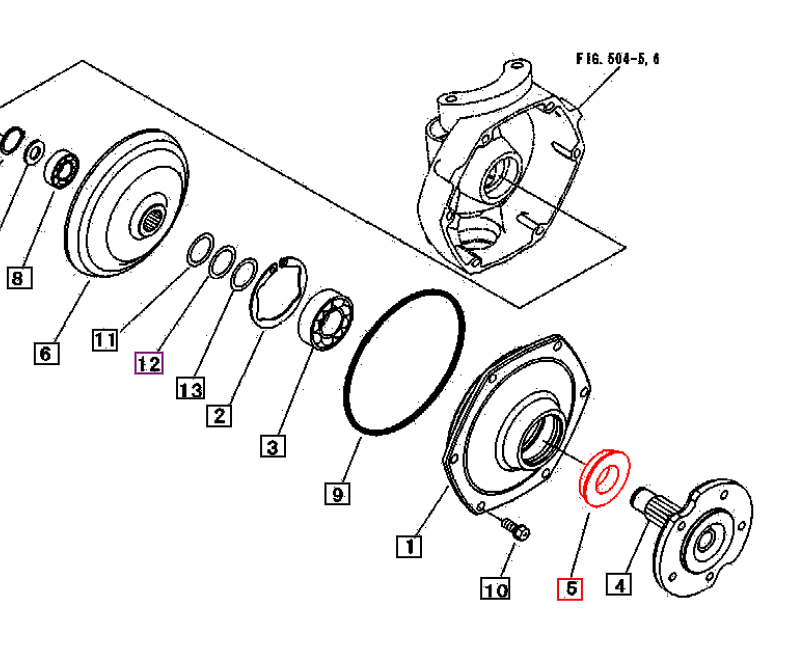 Mahindra Tractor Front Axle Oil Seal 35152261001