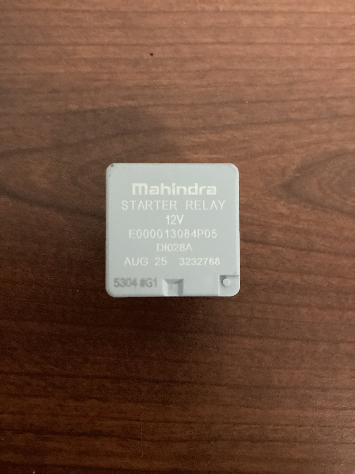 Mahindra Parts - Relay For Starter Motor | Part #000013084P05