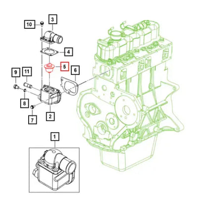 Mahindra Roxor Thermostat 0304EAB01191N