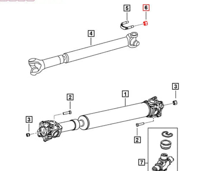 Mahindra Roxor U Joint Strap Nut SF0301075