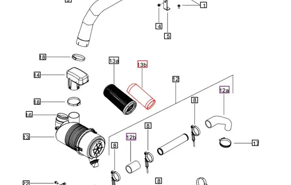 Mahindra Parts - Safety Element Aircleaner Assy 9 5 | Part #E006026518D1