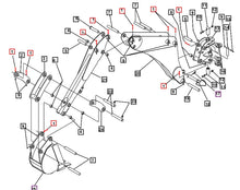 Mahindra Tractor Backhoe Pin .25-20x2.25 GR8 KMW05482010