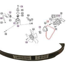 Mahindra Tractor Fan / Water Pump Belt MD041704
