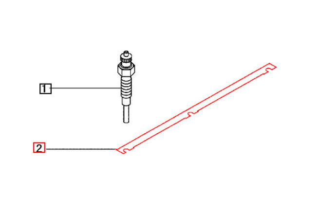 Mahindra Tractor Glow Plug Rail Connector Bar 31B6604100