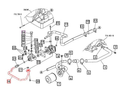 Mahindra Tractor Pipe B AY Pressure (Requires Nipple and O-Ring) 19582580AG1
