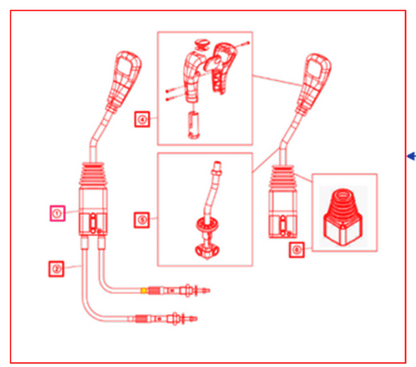 Mahindra Parts - Cables Joystick Lever | Part #204782