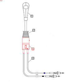 Mahindra Parts - Joystick W/O Cables | Part #KMW14083112