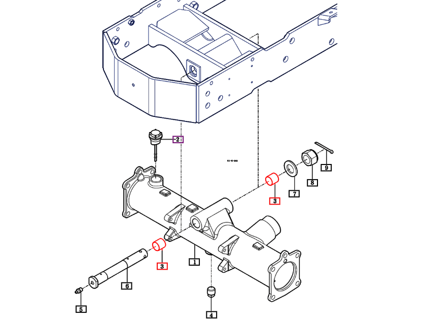Mahindra Parts - Bush, 24x27x25 | Part #11104120030