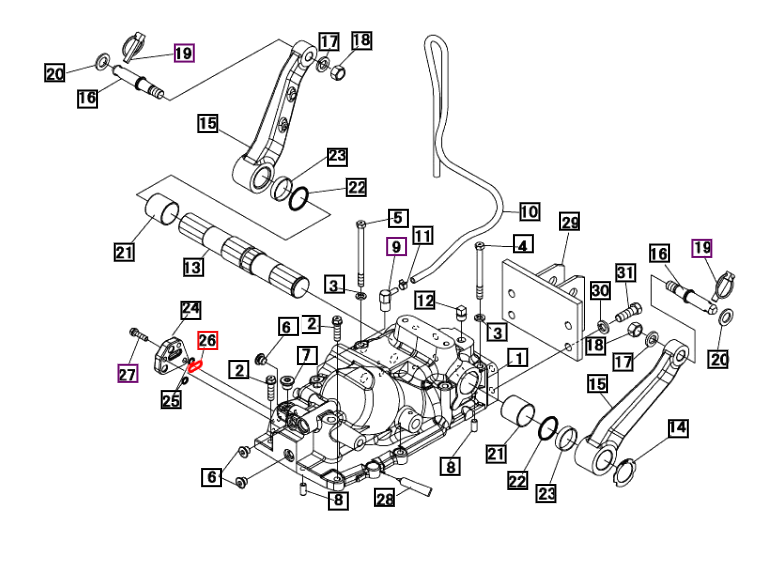 Mahindra Parts - O-Ring | Part #08301100210