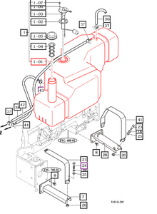 Mahindra Parts - Tank, Fuel | Part #17971112103
