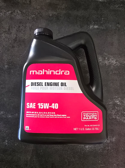 Mahindra Tractor 15W-40 Diesel Engine Oil Gallon
