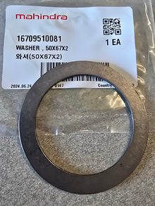 Mahindra Tractor Front Axle Hub Washer 16709510081
