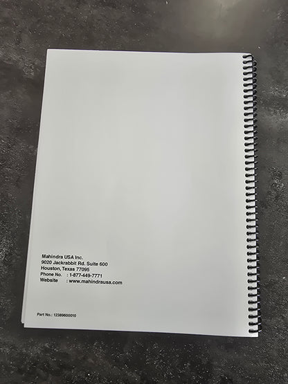 Mahindra Tractor Service Manual 12389600010