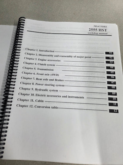 Mahindra Tractor Service Manual Physical Copy - 12289600010