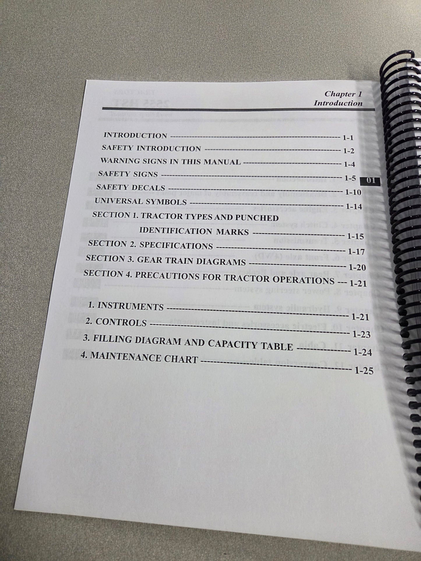 Mahindra Tractor Service Manual Physical Copy - 12289600010