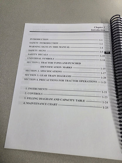 Mahindra Tractor Service Manual Physical Copy - 12289600010