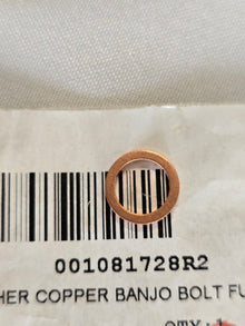 Mahindra Tractor Copper Sealing Washer - Fuel Injector Return Line