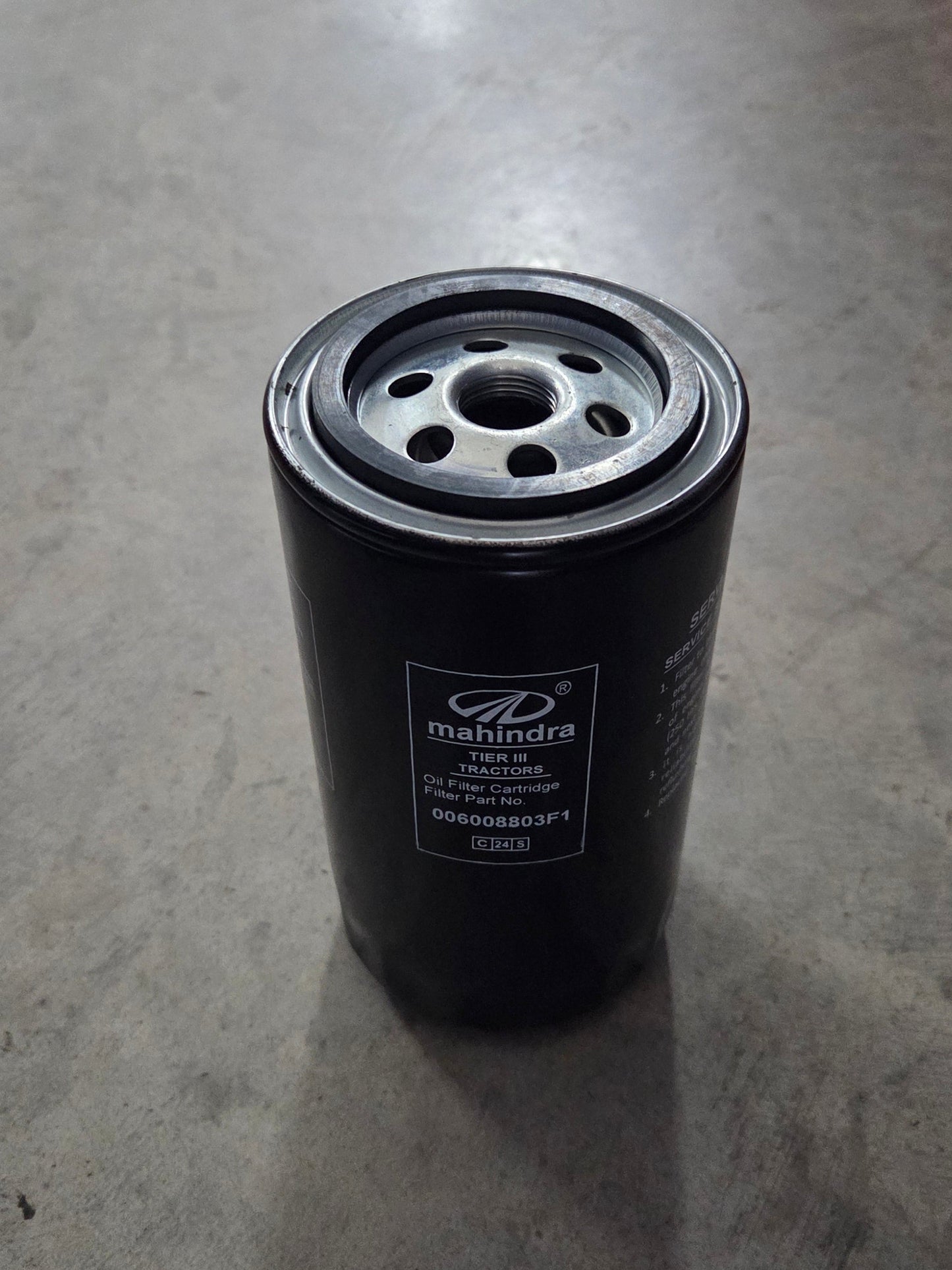 Mahindra Tractor Engine Oil Filter 006008803F1