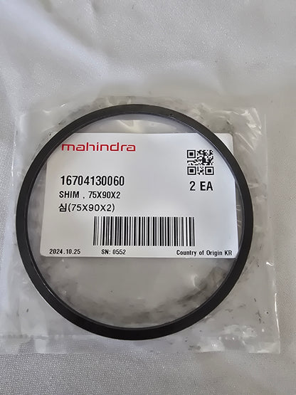 Mahindra Tractor  Front Axle Vertical Shaft Shim 16704130060